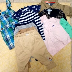 Assorted Bundle of 6-9 mo boy items